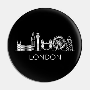 London Skyline Pin