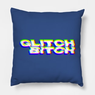 Glitch B*tch Pillow