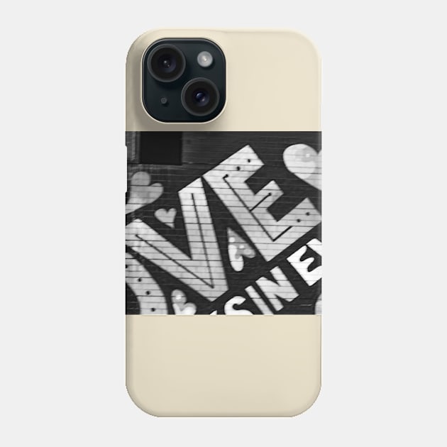 Black and white tee Phone Case by Lashanephotography