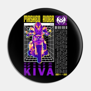 Kamen Rider Kiva streetwear design Pin