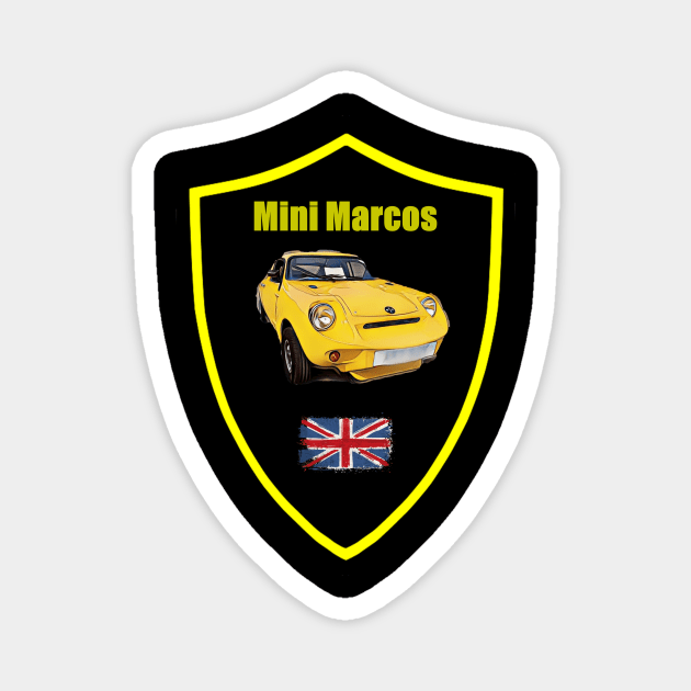 Mini Marcos Car British design Magnet by fantastic-designs