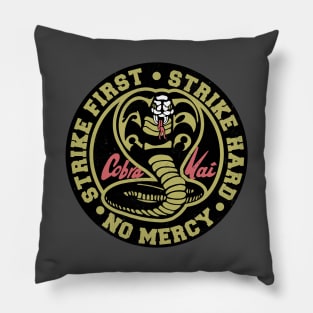 Strike First Strike Hard Pillow