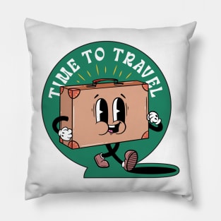 time to travel Pillow