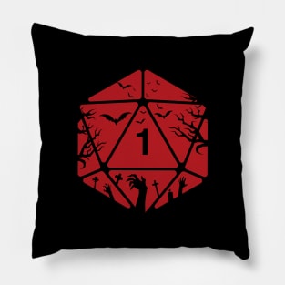 Dungeon Armory Halloween Special Spooky Polyhedral D20 Dice Pillow