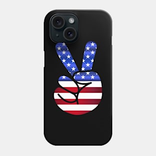 Peace in the usa Phone Case