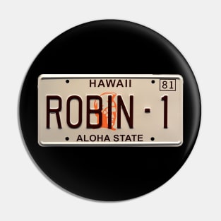 Magnum P.I. License Plate Pin