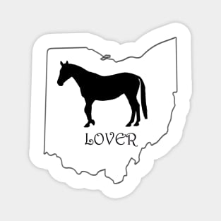 Ohio Horse Lover Gift Magnet