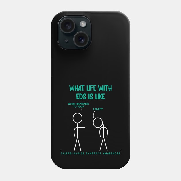 What Life With EDS Is Like – I Slept Phone Case by Jesabee Designs