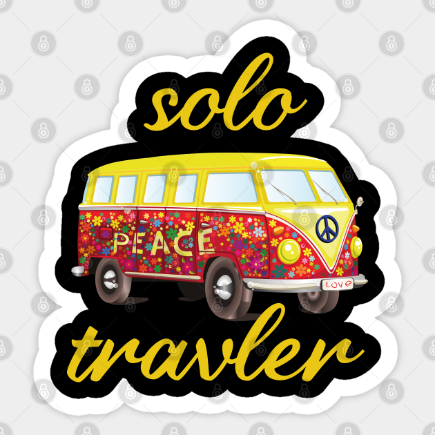 solo travler/van life/holiday/adventure - Solo Travler - Sticker