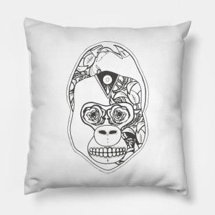 Sugarskull Gorilla Pillow