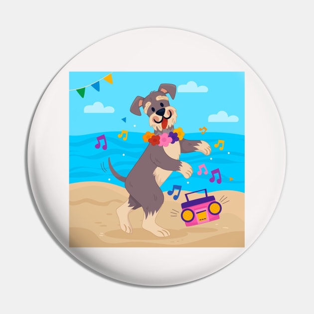 dog pool party summer Pin by kiwodesign