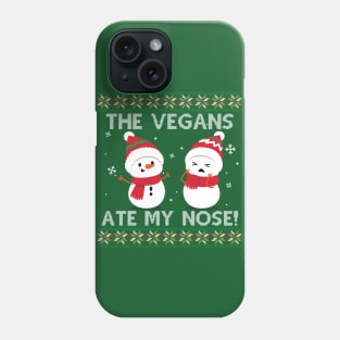 The vegans ate my nose Phone Case