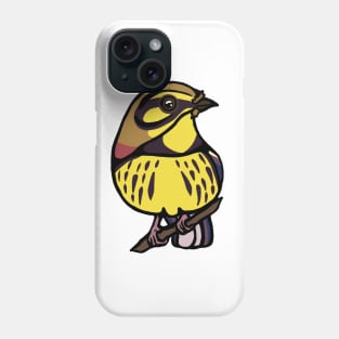 Prairie Warbler Graphic Phone Case