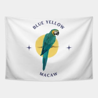 Blue Yellow Macaw Tapestry