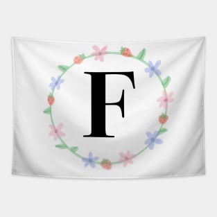 “F” initial Tapestry