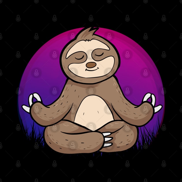 Yoga Sloth by RockReflections