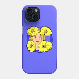 Bright  Yellow Poppies Phone Case