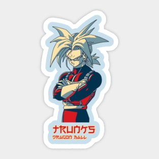 Trunks ssj 1 Sticker by Emmanuel Den Dauw