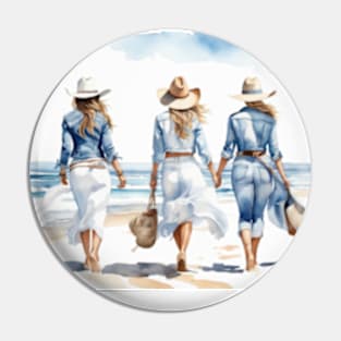 Coastal Cowgirl Pin