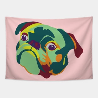 Boston Terrier Portrait Tapestry