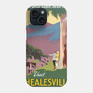 Visit Healesville Australia Vintage Poster 1927 Phone Case