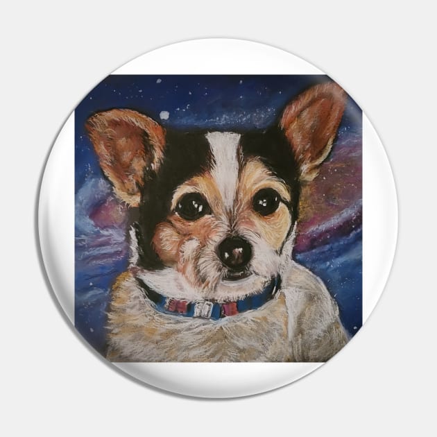 Felipe - Perro Galactico or Galaxy Dog Pin by SandiaOFC