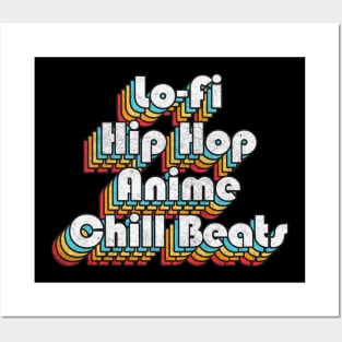 Samurai Afro Lofi Hip hop Aesthetic 90s - Lofi Hiphop - Posters and Art  Prints