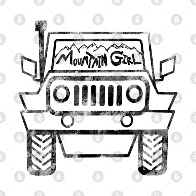 Mountain Girl Jeep Life rocky roads off the beaten path mountain wanderlust by BrederWorks