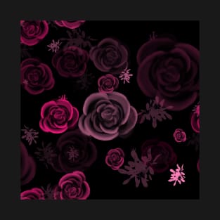 Pink abstract roses T-Shirt