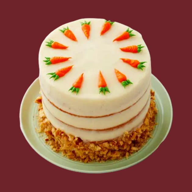 Sweet Delights - Delectable Carrot Cake by Pieartscreation