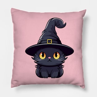 cute cat,blck cat,cat t-shirt Pillow