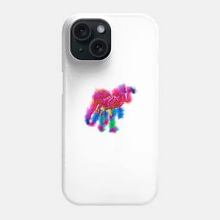 Flamingo Flock In Abstract Phone Case