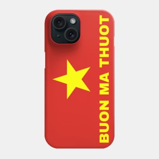 Buon Ma Thuot City in Vietnamese Flag Phone Case