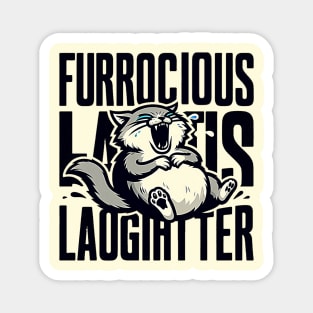 Laughter cat Magnet