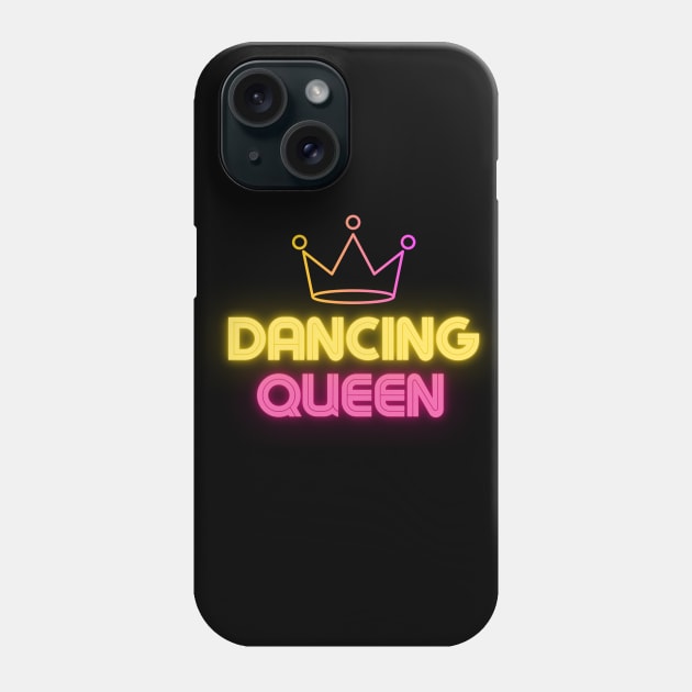 Neon Dancing Queen Phone Case by KimLeex