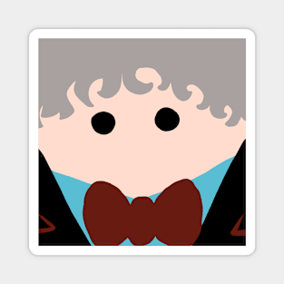 Minimalistic Third Doctor Magnet