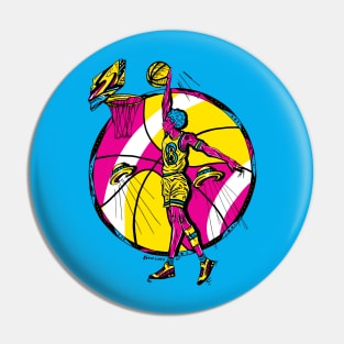 CMYK Legendary Baller Number 8 Pin