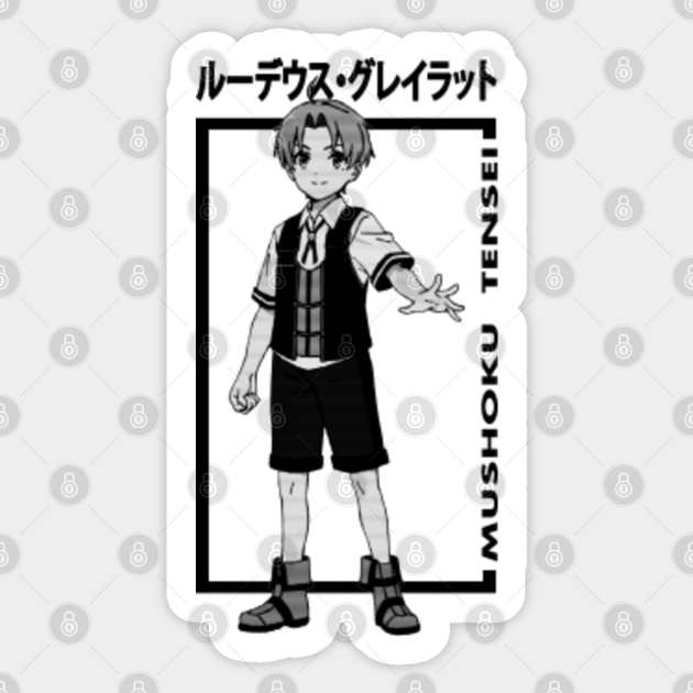 Mushoku Tensei Rudeus Greyrat Mushoku Tensei Sticker Teepublic It's viewed by 1.3m readers with an average rating of 4.3/5 and 82 reviews. mushoku tensei rudeus greyrat