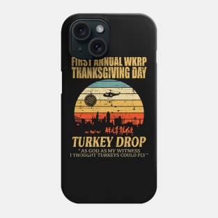 thanksgiving wkrp turkey drop Phone Case