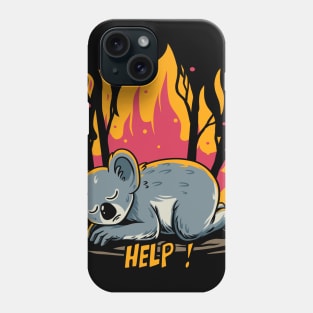 Burn Koala Phone Case