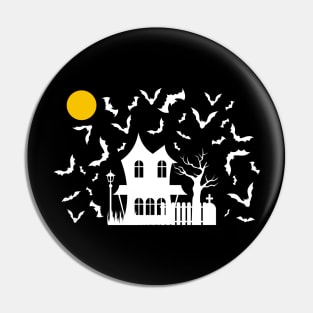 castle moon bats Pin