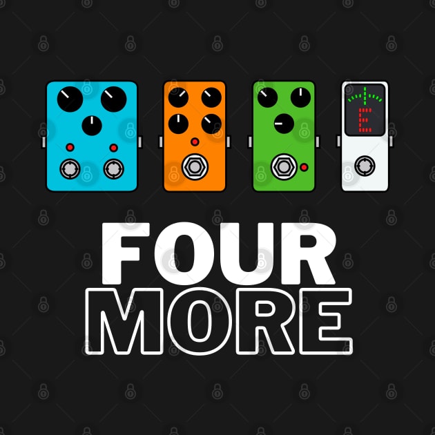 Four More Guitar Pedals Dark Theme by nightsworthy