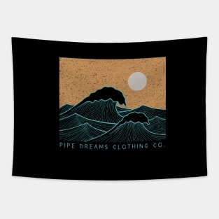 Sun and waves Tapestry