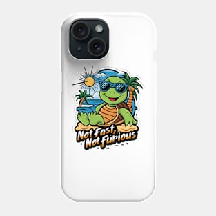 "Chill Turtle: Slow and Steady Vibes" Phone Case