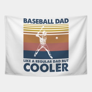 Baseball Dad Vintage Gift Father's Day Tapestry