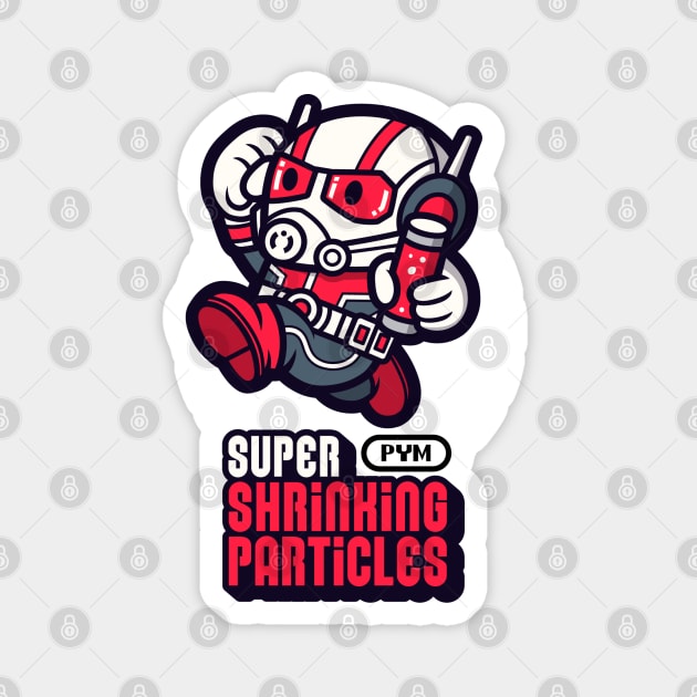 Super Shrinking Particles Magnet by oktobear