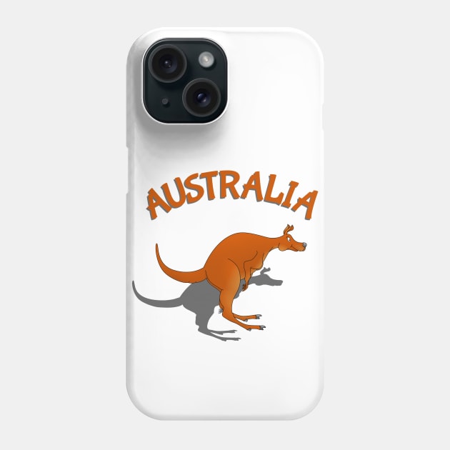 Kangaroo Australia Phone Case by mailboxdisco