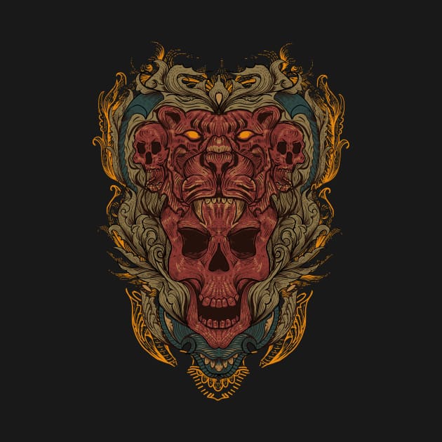 Skull by jhokalit