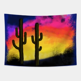 Cactus Sunrise Tapestry