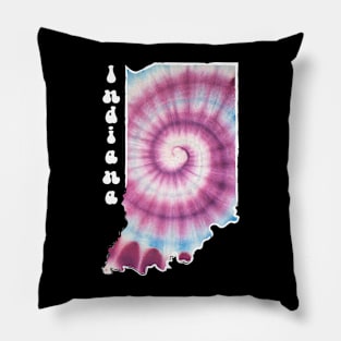 Indiana Tie Dye Pillow